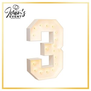 #3 Marquee Number 4F