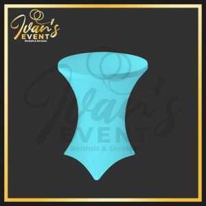 Baby Blue Expanded Cocktail Tablecloth