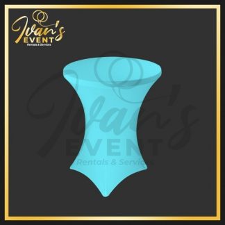 Baby Blue Expanded Cocktail Tablecloth