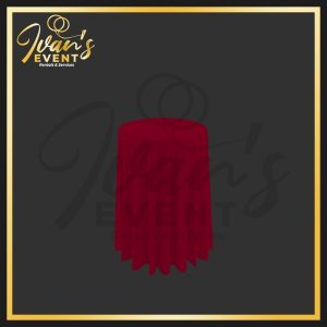 Burgundy Cocktail Tablecloth