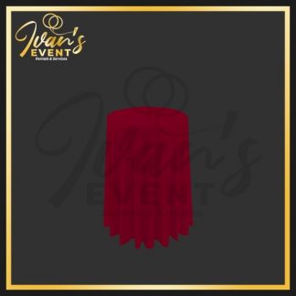 Burgundy Cocktail Tablecloth