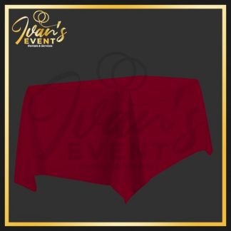Burgundy Rectangular Tablecloth