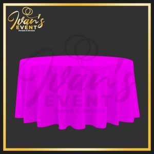 Fuchsia Round Tablecloth
