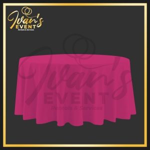 Magenta Round Tablecloth