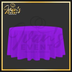 Purple Round Tablecloth