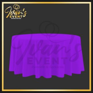 Purple Round Tablecloth