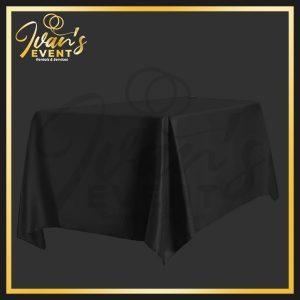 Black Rectangular Tablecloth