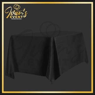 Black Rectangular Tablecloth