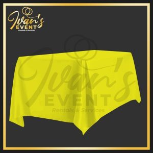 Yellow Rectangular Tablecloth