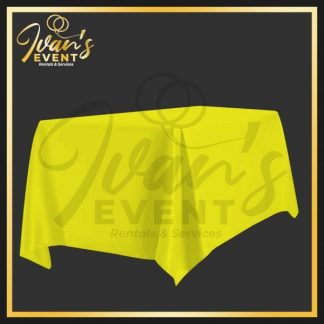 Yellow Rectangular Tablecloth