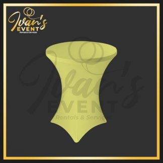Yellow Expanded Cocktail Tablecloth