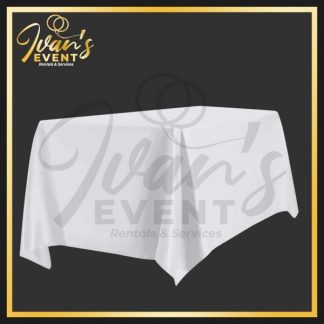 White Rectangular Tablecloth
