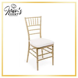 Gold Chiavari Chair Cushion included
