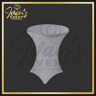 Grey Expanded Cocktail Tablecloth