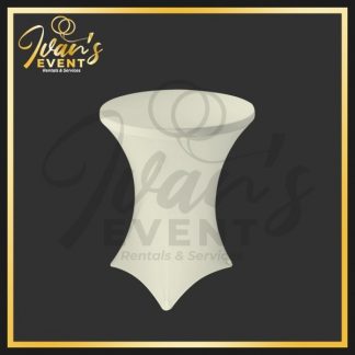 Ivory Expanded Cocktail Tablecloth