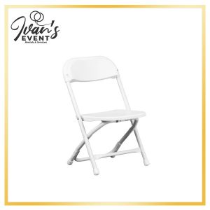 Kids White Plastic Chair