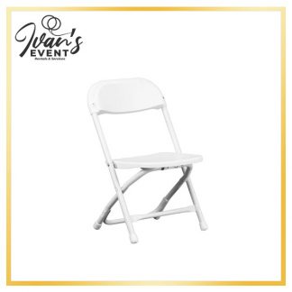 Kids White Plastic Chair