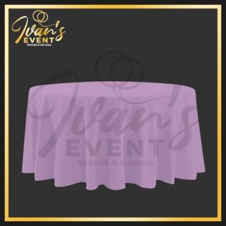 Lilac Round Tablecloth