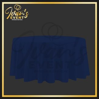 Navy Blue Round Tablecloth