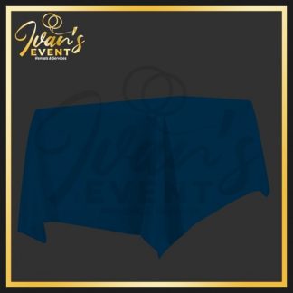 Navy Blue Rectangular Tablecloth