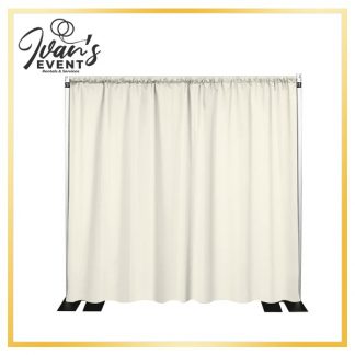 Pipe and Drape Ivory each 10FT