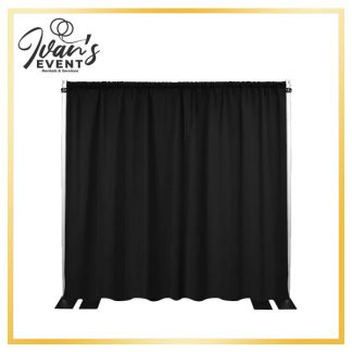 Pipe and Drape Black each 10FT