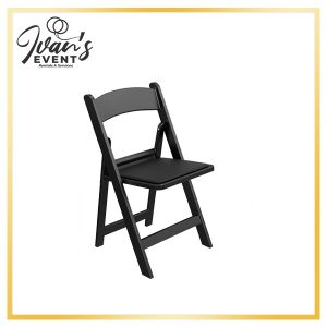 Black Resin Chair