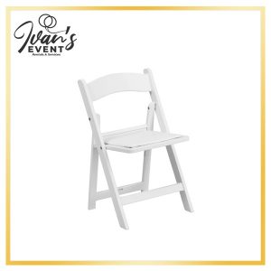 White Resin Chair