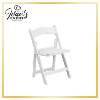 Adult White Resin Chair