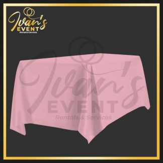 Pink Rectangular Tablecloth