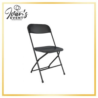 Adult Black Plastic Chair