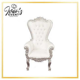 Throne Chair - Silver