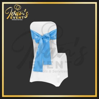Chair Bow Aqua Blue