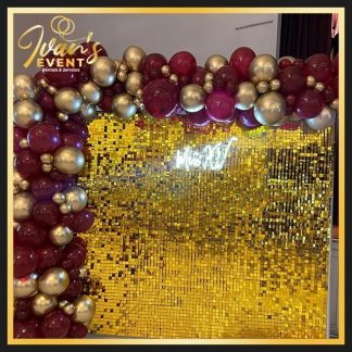 Shimmy Wall Gold 7x7