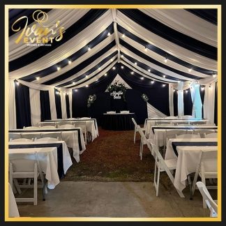 Draping Tent 10x30 (Custom Colors)