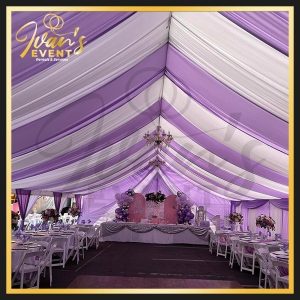 Draping Tent 10x40 (Custom Colors)