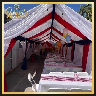 Draping Tent 10x20 (Custom Colors)