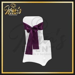 Chair Bow Dark Purple