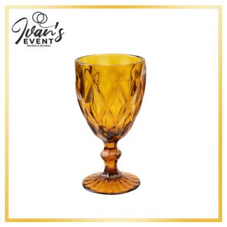 Wine Glasses Amber Gold 12Oz 7”high Box of 25