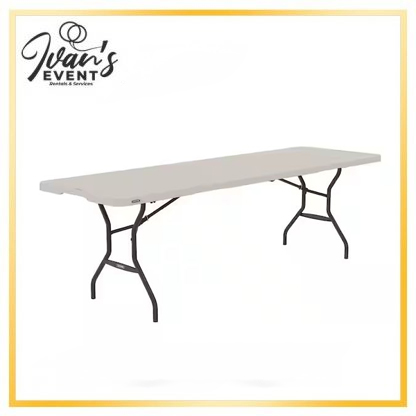 Fold in Rectangle Table 8FT rental