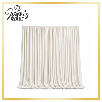 White Velvet Pipe & Drape Rental,Event draping Los Angeles, Velvet backdrop rental LA, Luxury event decor Los Angeles, Pipe and drape services CA, Wedding draping Los Angeles, Corporate event pipe & drape, Elegant event rentals LA, Velvet fabric rental Los Angeles