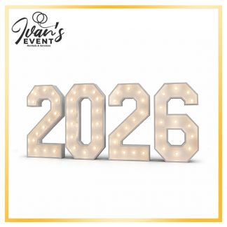 2026 Marquee Letters rental, event rentals Los Angeles, giant illuminated letters, light up numbers 2026, LA party rentals, custom event decor, birthday party rentals, wedding marquee lights, corporate event signage